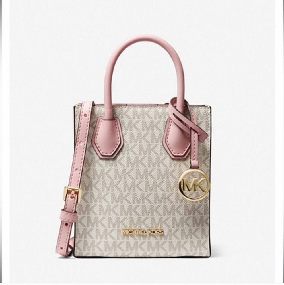 Michael Kors Mercer Extra Small logo leather crossbody bag